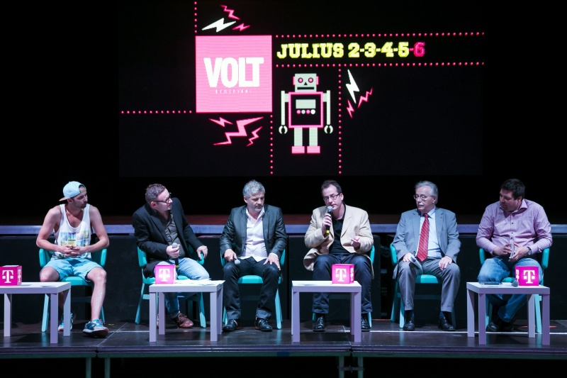 A VOLT Fesztivál sajtótájékoztatója Budapesten - MTI fotó: Mohai Balázs
