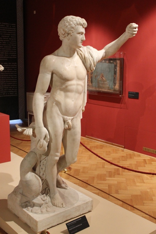 Pompeji-kiállítás: Poszeidon (fotó forrása: Móra Ferenc Múzeum)